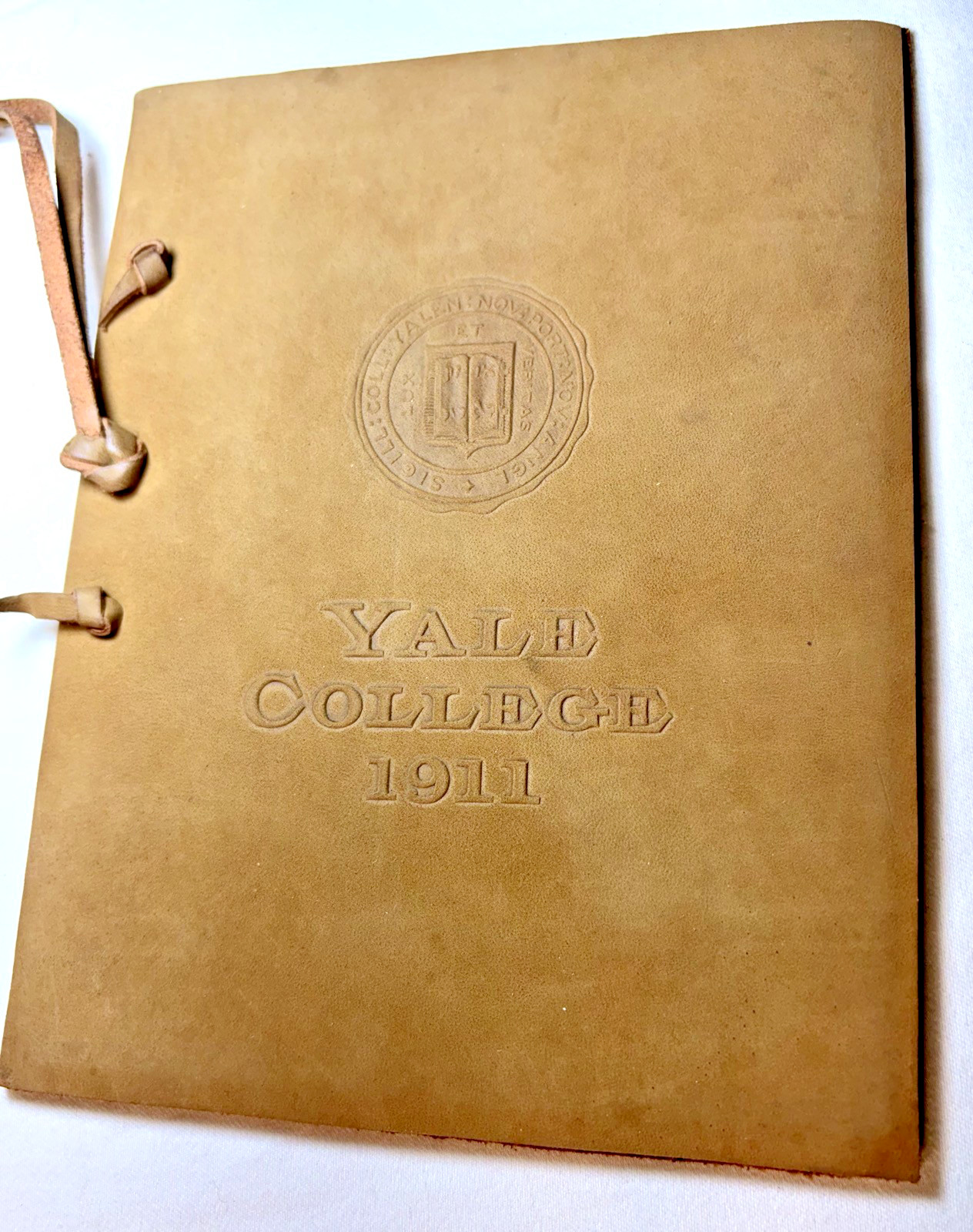Antique 1911 Yale University Leather Bound Commencement Booklet Program Antique 1911 Yale University Leather Bound Commencement Booklet Program