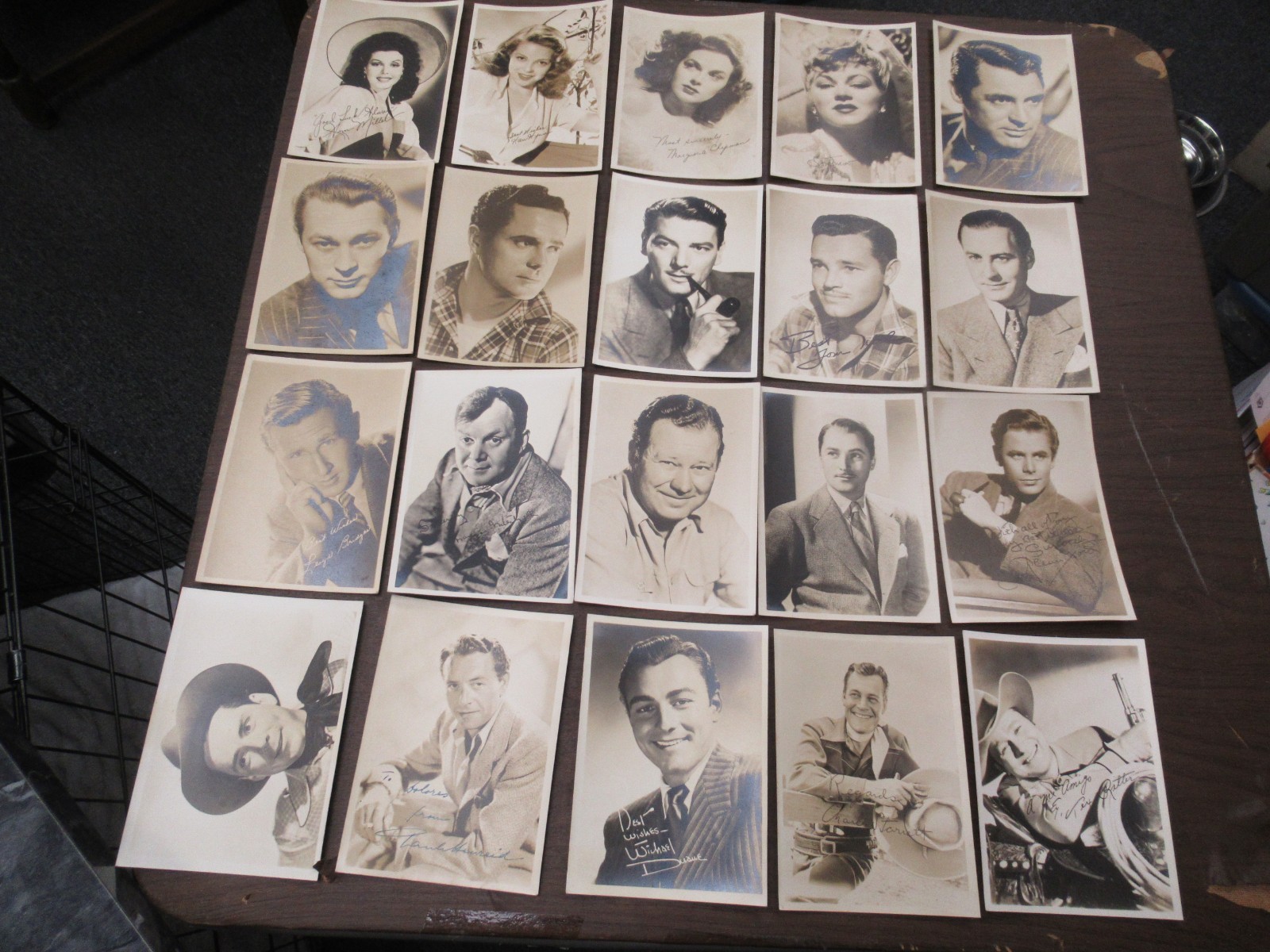 20 Vintage 5X7 Fan Photos Male & Female Movie Stars Celebrity Old Hollywood 20 Vintage 5X7 Fan Photos Male & Female Movie Stars Celebrity Old Hollywood