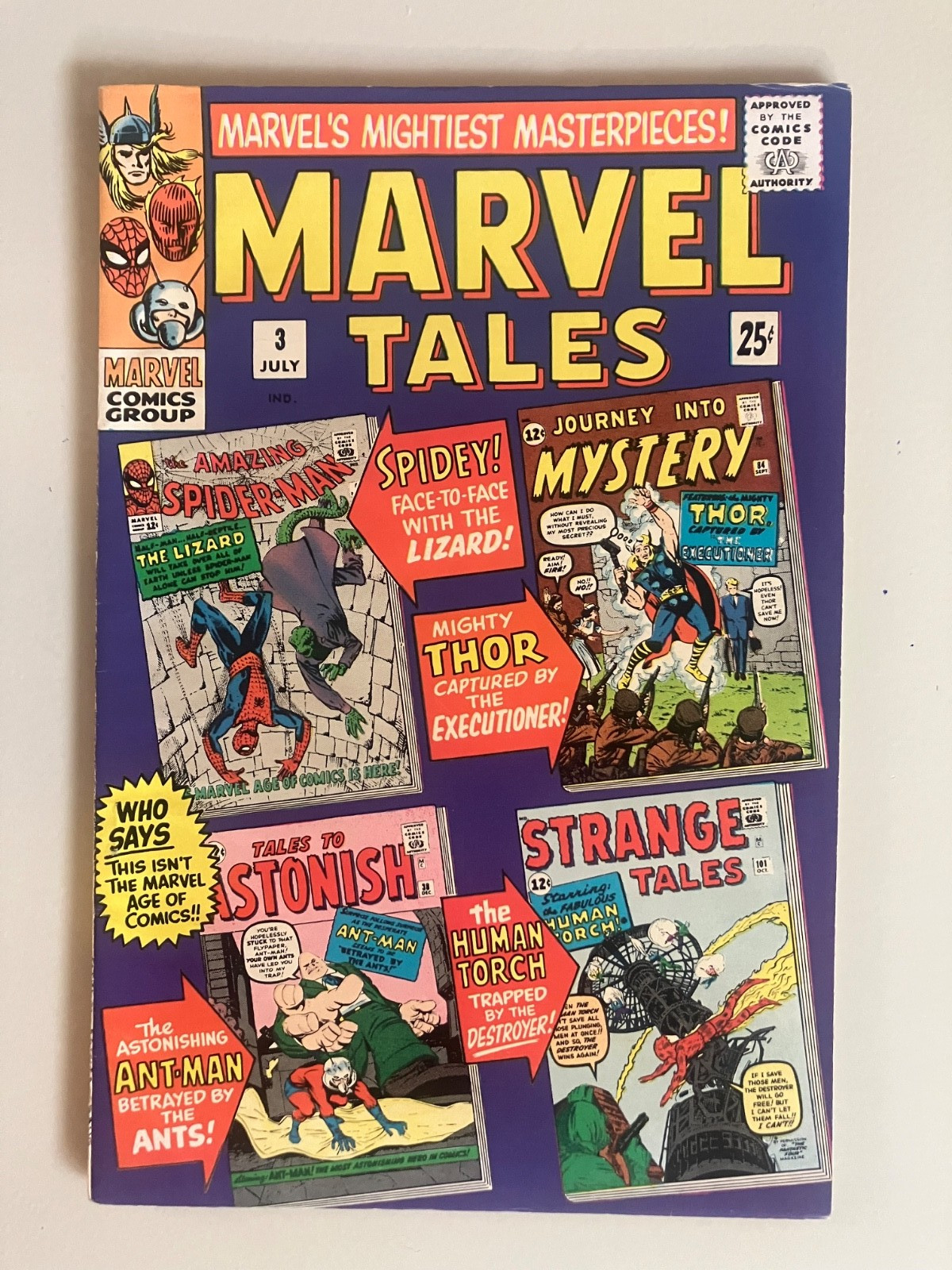 MARVEL TALES #3 VF/NM 9.0 Perfect Square Spine Glossy Bright 50% OFF GUIDE MARVEL TALES #3 VF/NM 9.0 Perfect Square Spine Glossy Bright 50% OFF GUIDE