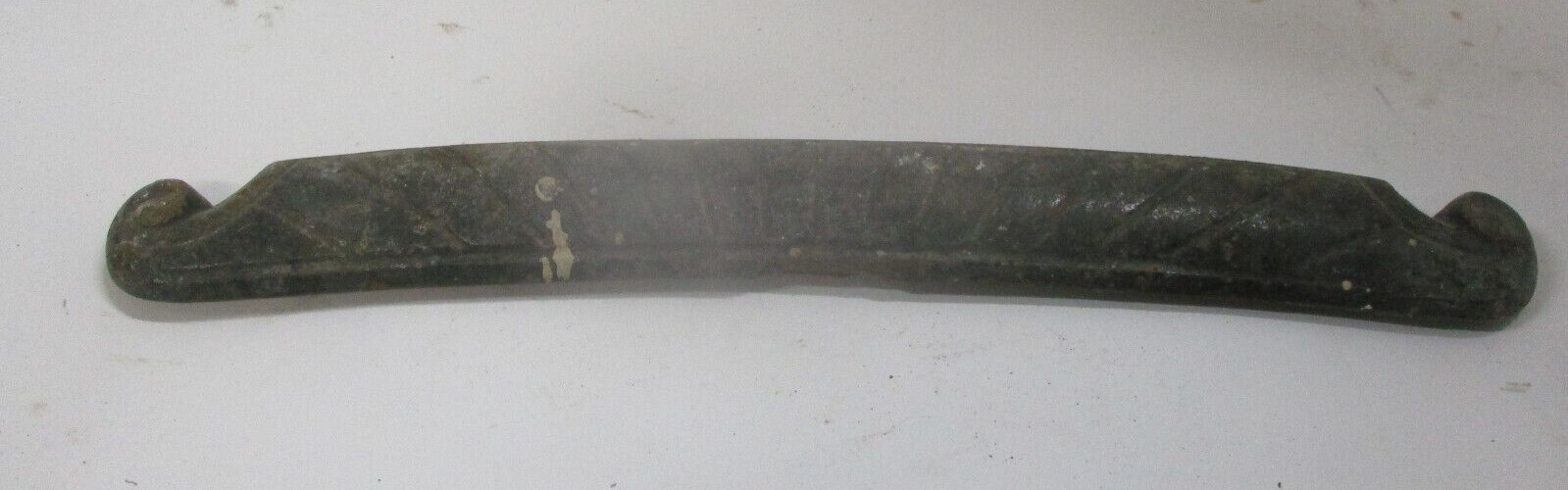 Antique Cast Iron Piece Possibly From Old Radio Marked \