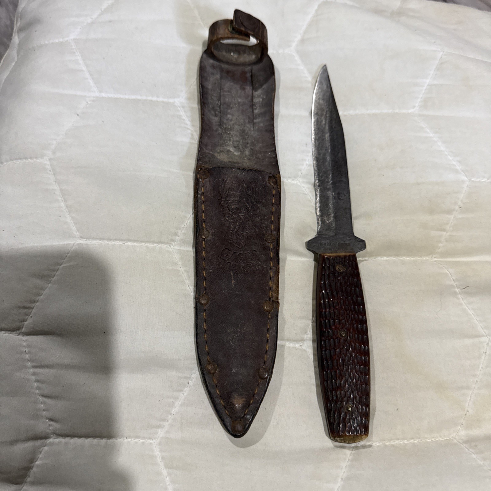 vintage WR Case & Sons Fixed blade/CASE’S TESTED XX 1932 DUAL TRANSITION STAMPS vintage WR Case & Sons Fixed blade/CASE’S TESTED XX 1932 DUAL TRANSITION STAMPS