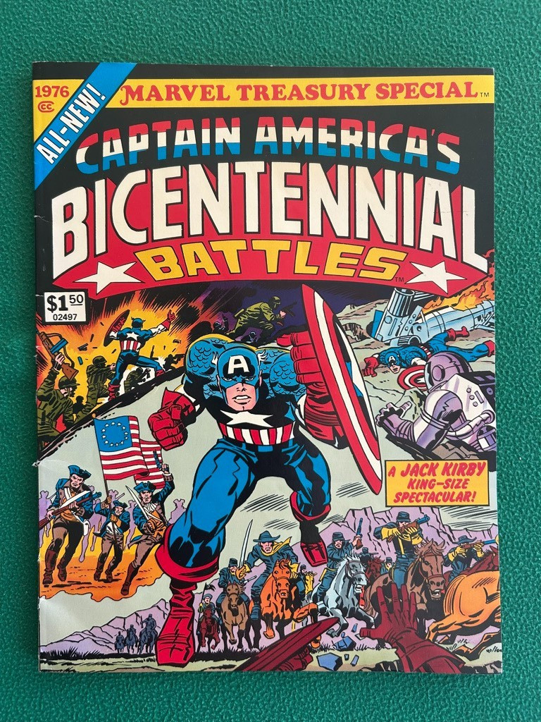 CAPTAIN AMERICA'S BICENTENNIAL BATTLES #1 Marvel Treasury Special Edition 1976