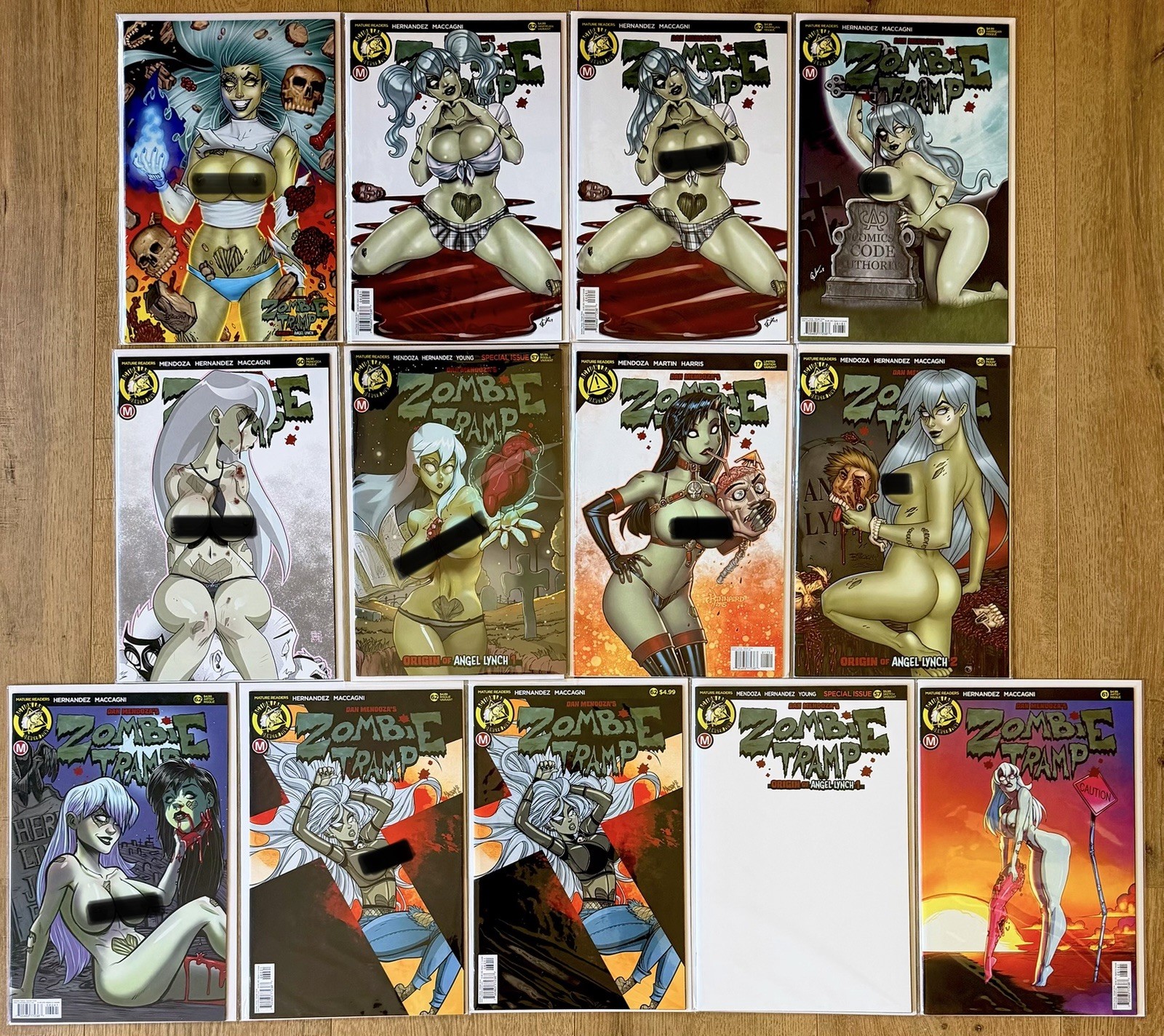 Zombie Tramp Lot of 13 #17, 57 58, 60, 61, 62 Variant Risque Covers NM Zombie Tramp Lot of 13 #17, 57 58, 60, 61, 62 Variant Risque Covers NM