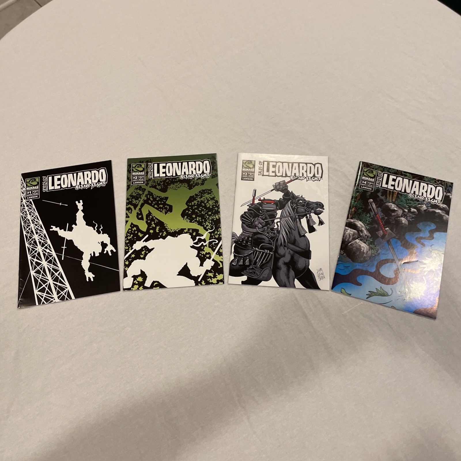 TMNT Tales of Leonardo: Blind Sight #1 2 3 4 Complete Set 2006 Mirage Comic Lot TMNT Tales of Leonardo: Blind Sight #1 2 3 4 Complete Set 2006 Mirage Comic Lot