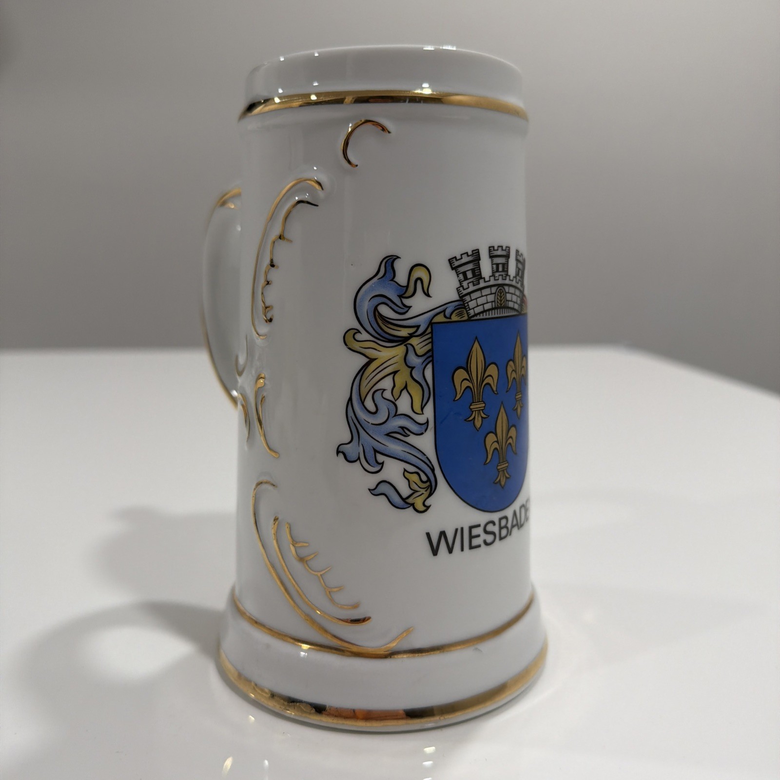 Hugo Schmidt Koblenz Germany Bogenstr 103 Beer Stien Wiesbaden Vintage