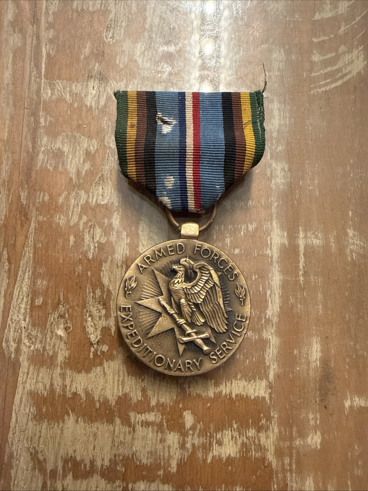 US Armed Forces Expeditionary (AFEM) Service Genuine Award Full Size Medal US Armed Forces Expeditionary (AFEM) Service Genuine Award Full Size Medal