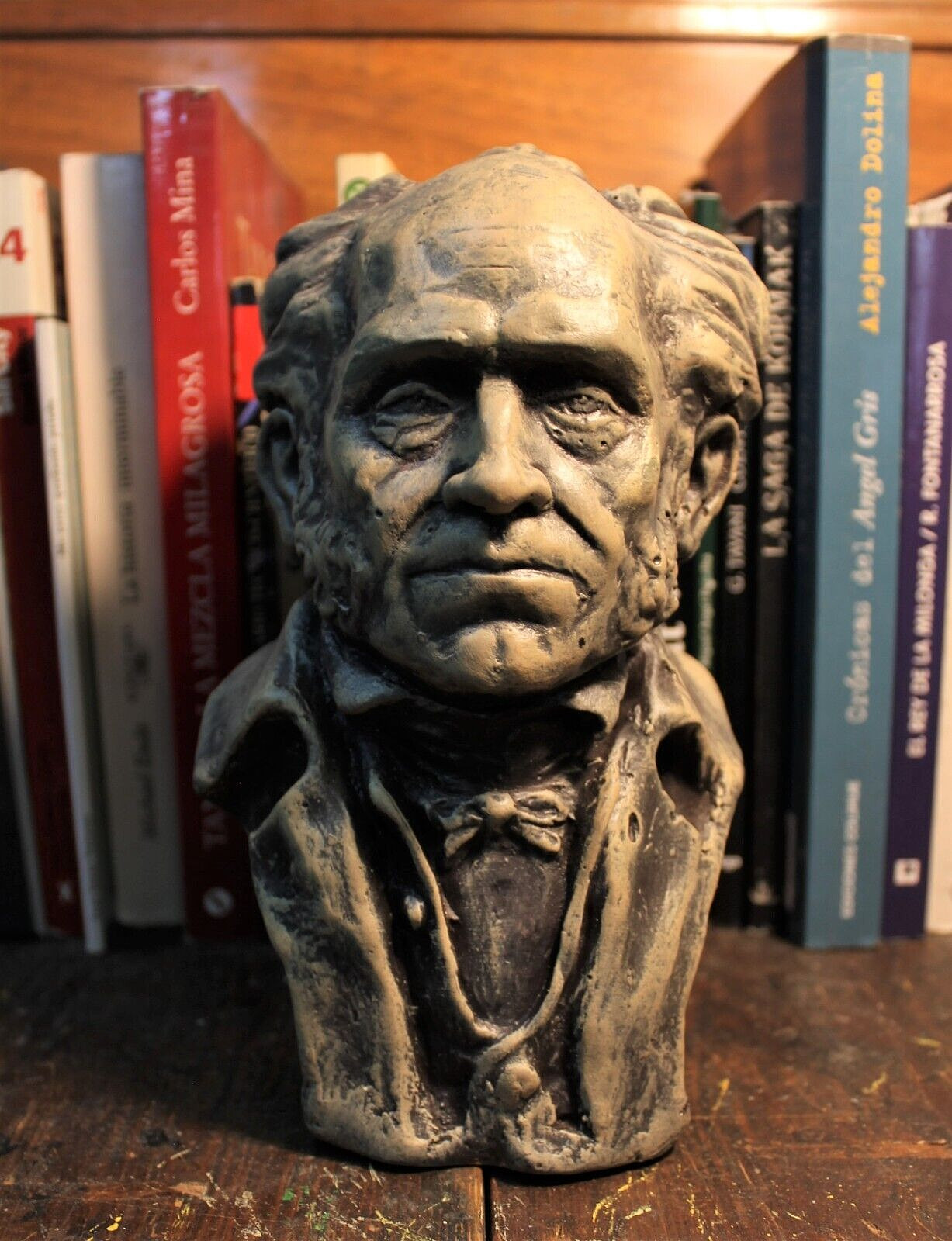 ARTHUR SCHOPENHAUER Statue BUST Figure German PHILOSOPHER Sculpture PHILOSOPHY