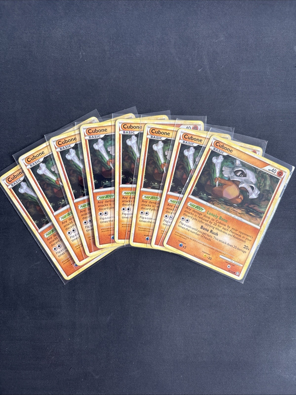 Cubone 60/102 HGSS Triumphant Regular Common - Pick Your Card By Number - LP