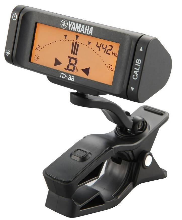 Yamaha TD-38L Clip-on Tuner Ultra-Compact and Lightweight for Horn Tuba