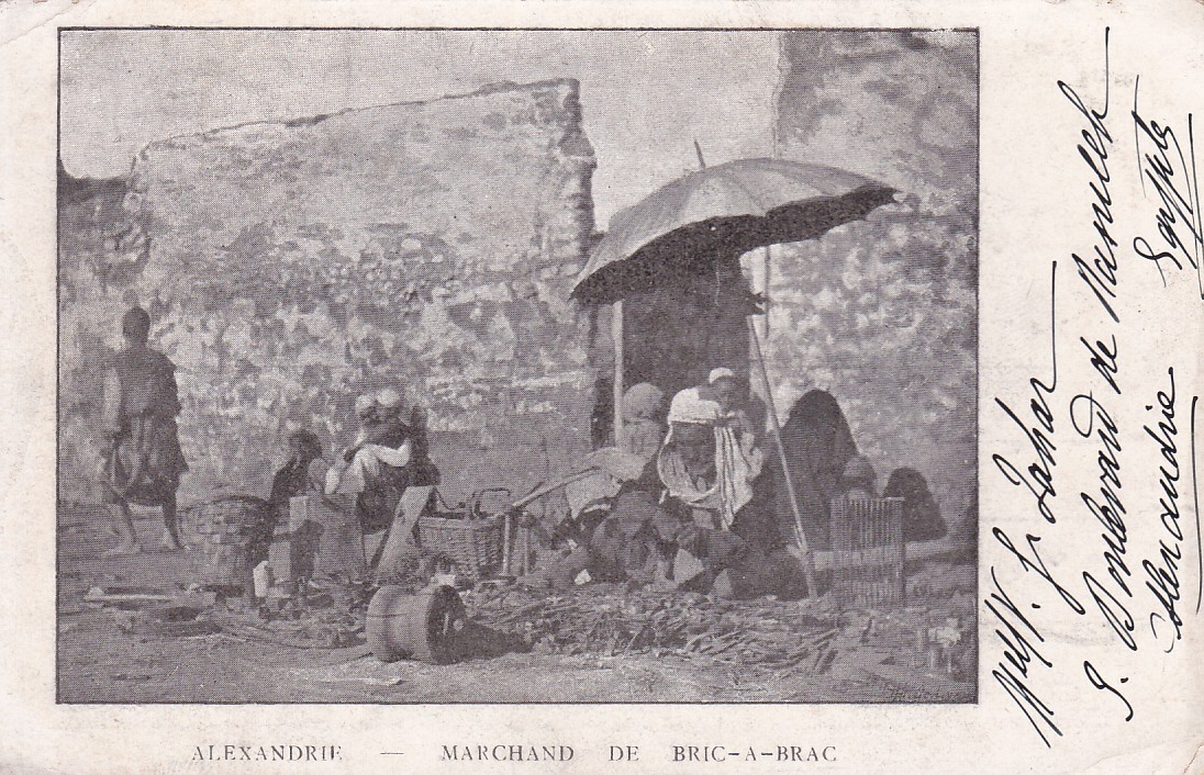 Alexandria - Bric-A-Brac Merchant 1901 / Egypt Alexandria - Junk Dealer Alexandria - Bric-A-Brac Merchant 1901 / Egypt Alexandria - Junk Dealer