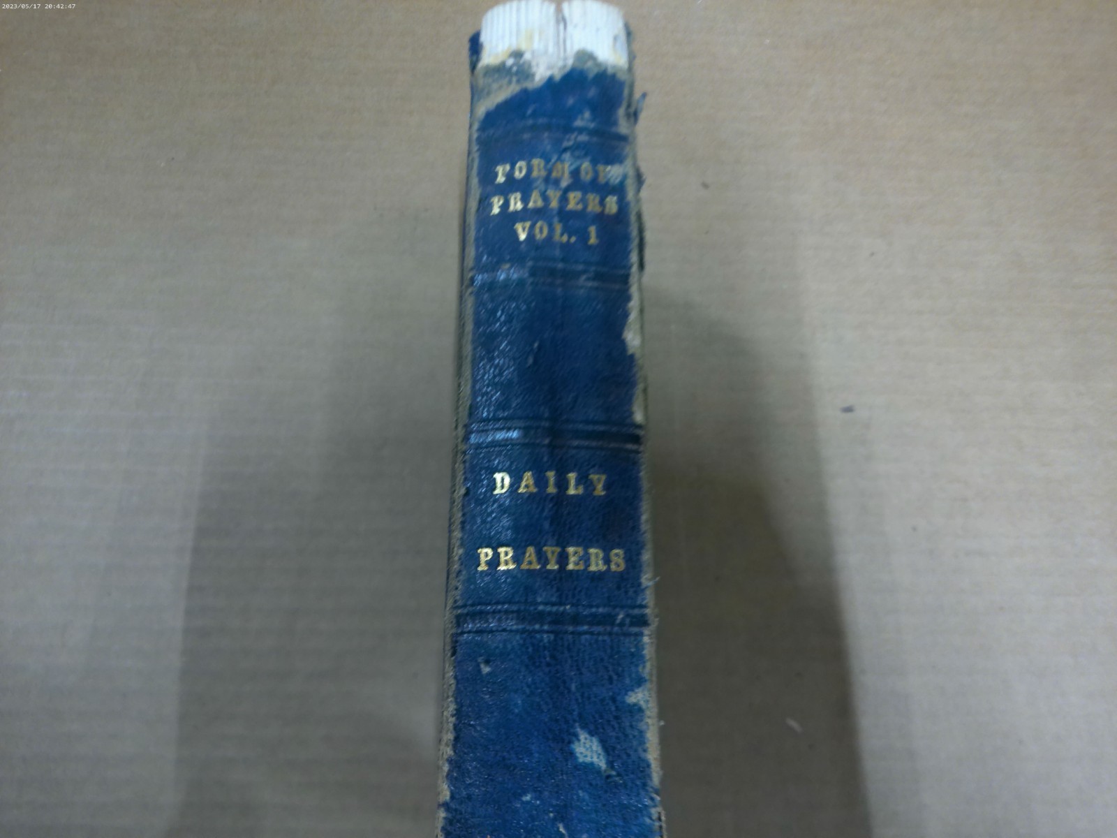 Antique Sephardic Jewish Prayer Book Daily Prayers Vol 1 Hebrew English