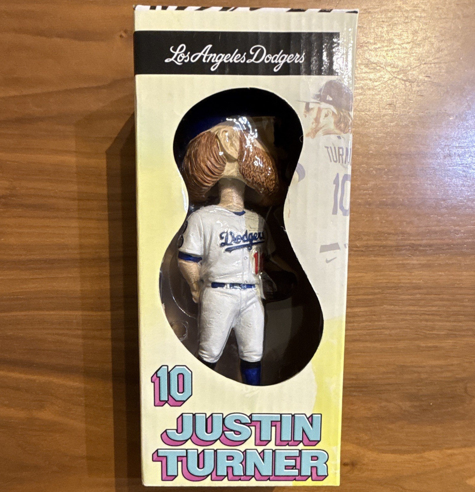 🧢Justin Turner⚾️ pitching Bobblehead Los Angeles Dodgers *Brand New*