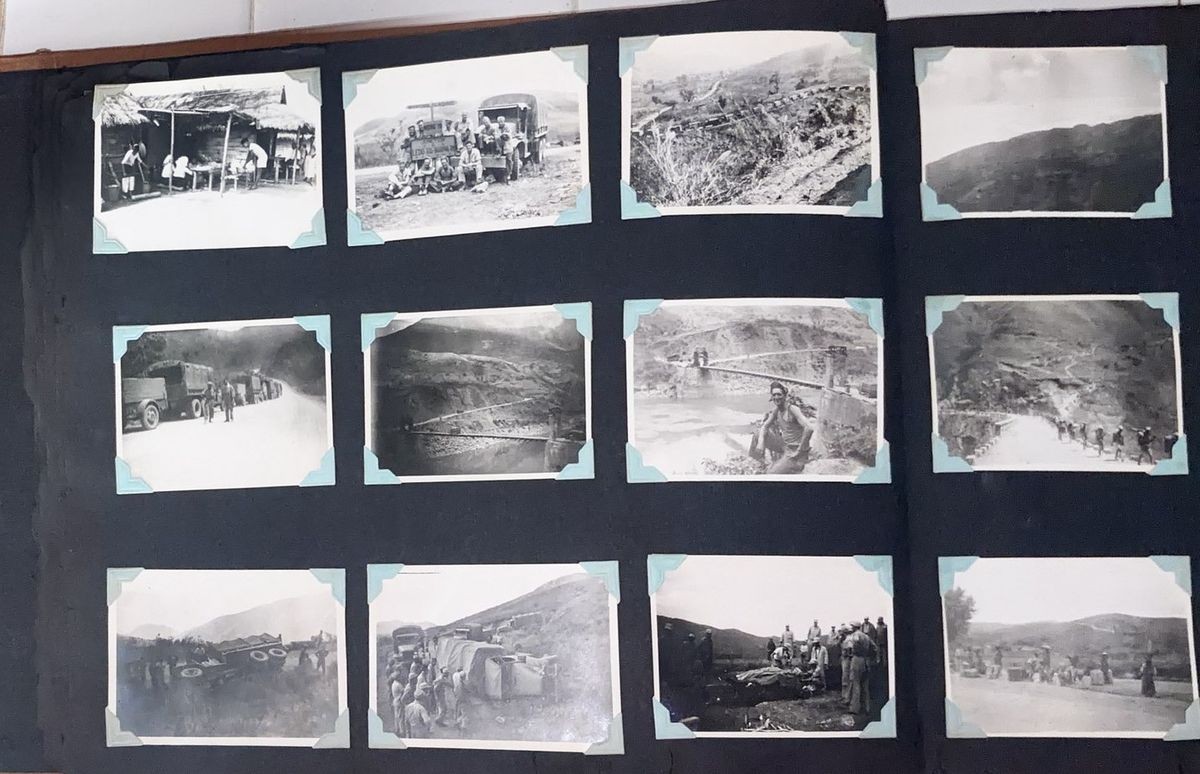 WWII CBI China Burma India Photo Album 150+ Original Photos Kunming Ledo Rd P40