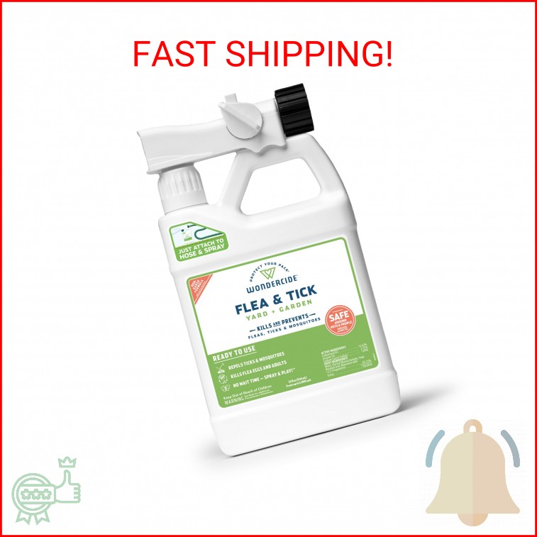 Wondercide - Ready to Use Flea, Tick, and Mosquito Yard Spray with Natural Essen Wondercide - Ready to Use Flea, Tick, and Mosquito Yard Spray with Natural Essen