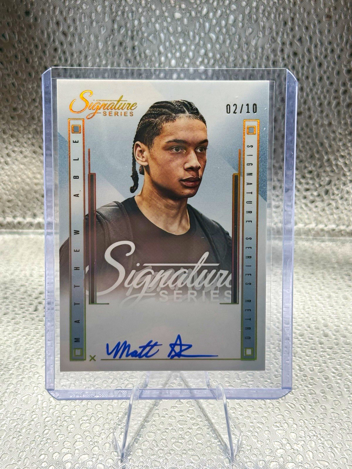 Panini 2025-26 Signature Series Basketball Matthew Able Auto SSR-MAB 02/10