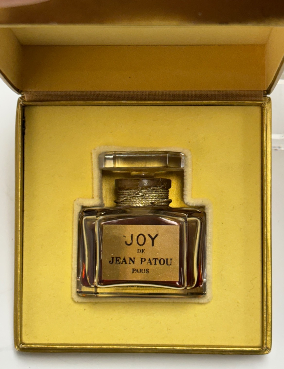 Joy de Jean Patou Paris Parfum 15ml 0.5 oz No. 1104 VTG Perfume Paris w/Orig Box