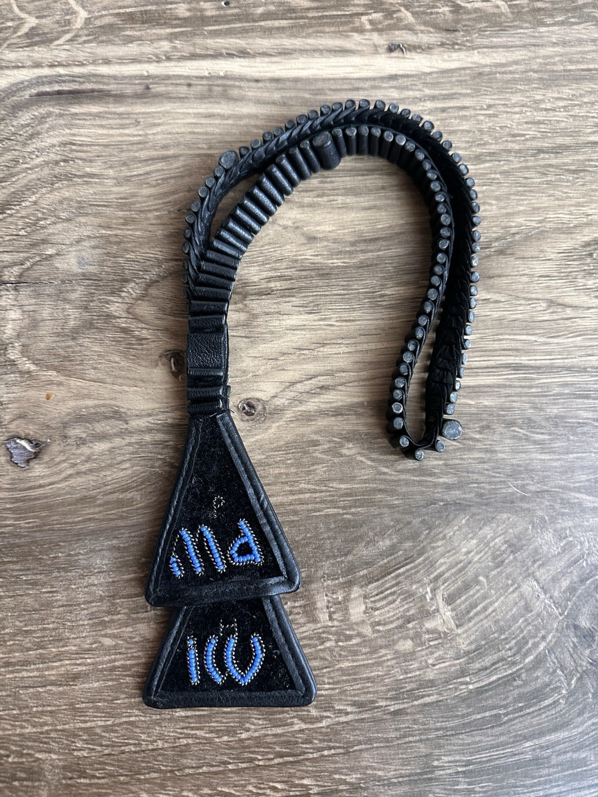Russian Old Believer Lestovka Leather Prayer Beads Four Evangelists Handmade