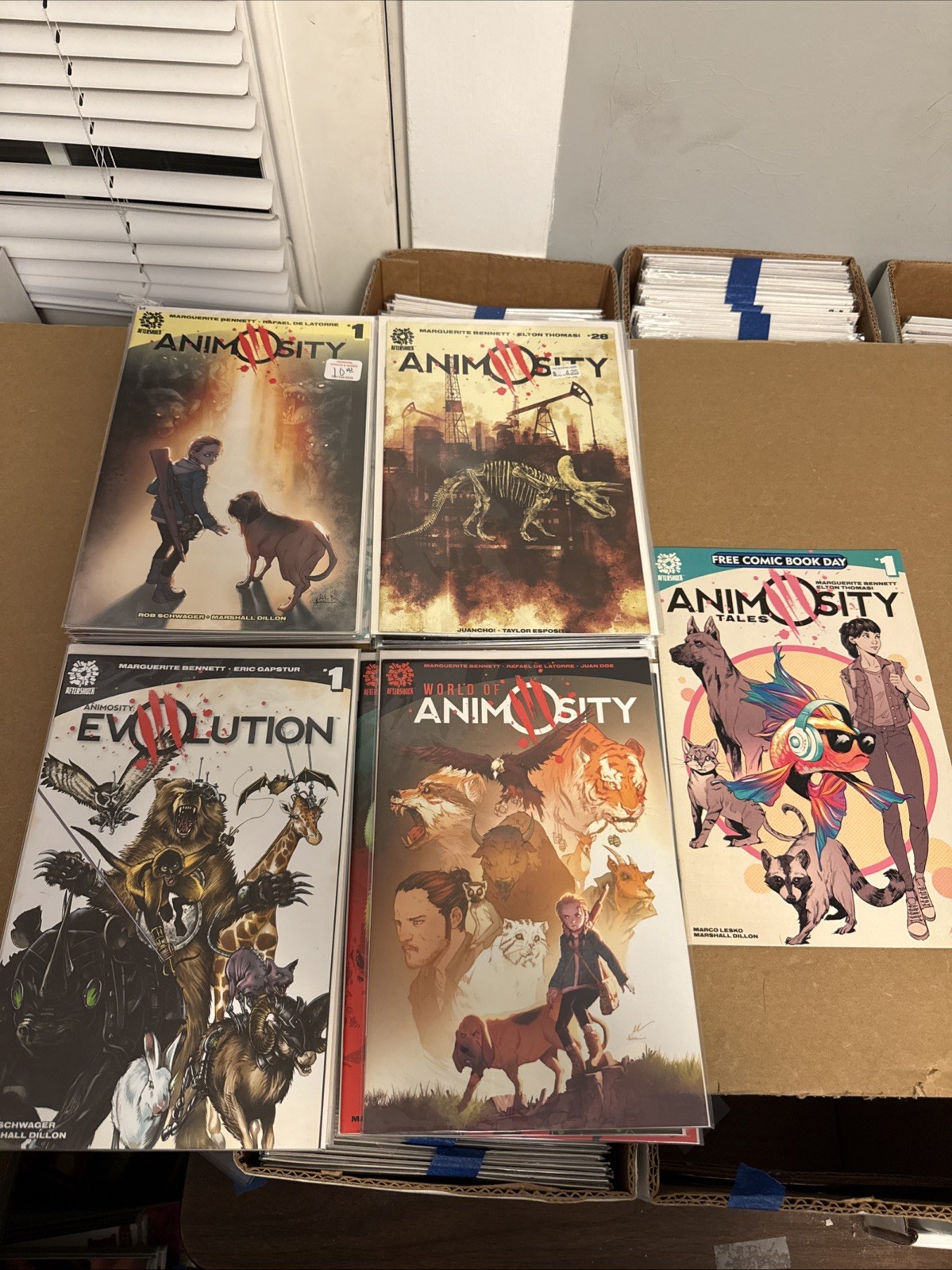 Animosity Lot 1-28 + Variants Evolution 1-9 Rise 1-3 + More Lot Of 46 NYCC Animosity Lot 1-28 + Variants Evolution 1-9 Rise 1-3 + More Lot Of 46 NYCC