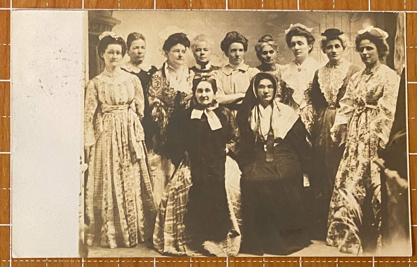 MITCHELL SD~WOMEN’S TEMPERANCE WCTU GROUP COLONIAL COSTUME~REAL PHOTO RPPC PCARD MITCHELL SD~WOMEN’S TEMPERANCE WCTU GROUP COLONIAL COSTUME~REAL PHOTO RPPC PCARD