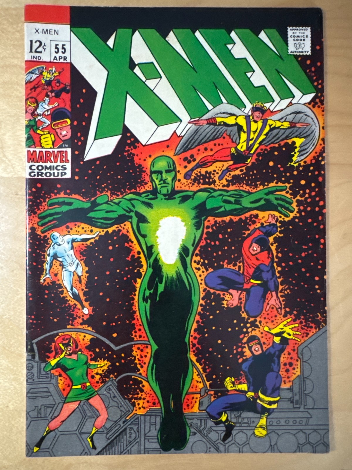 X-Men (1963) #55 1969 Marvel Silver Age Comic Book X-Men (1963) #55 1969 Marvel Silver Age Comic Book