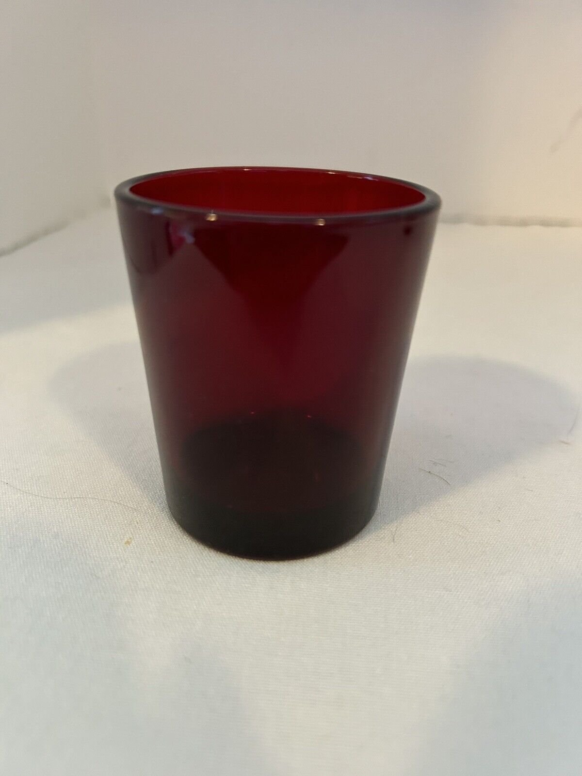 Anchor Hocking Glass Royal Ruby Red Vintage 2 1/2\