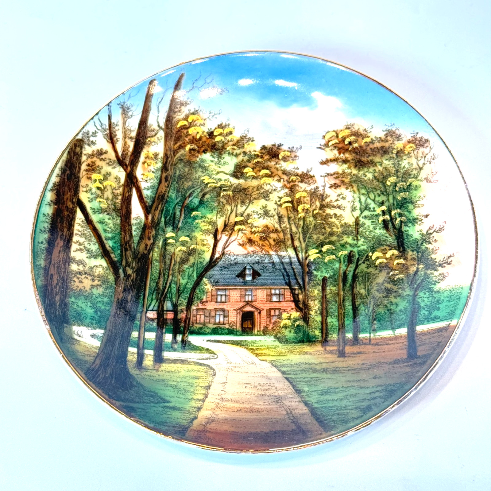 CONCORD - Manse - MA Massachusetts Antique Trinket Souvenir China Dish CONCORD - Manse - MA Massachusetts Antique Trinket Souvenir China Dish