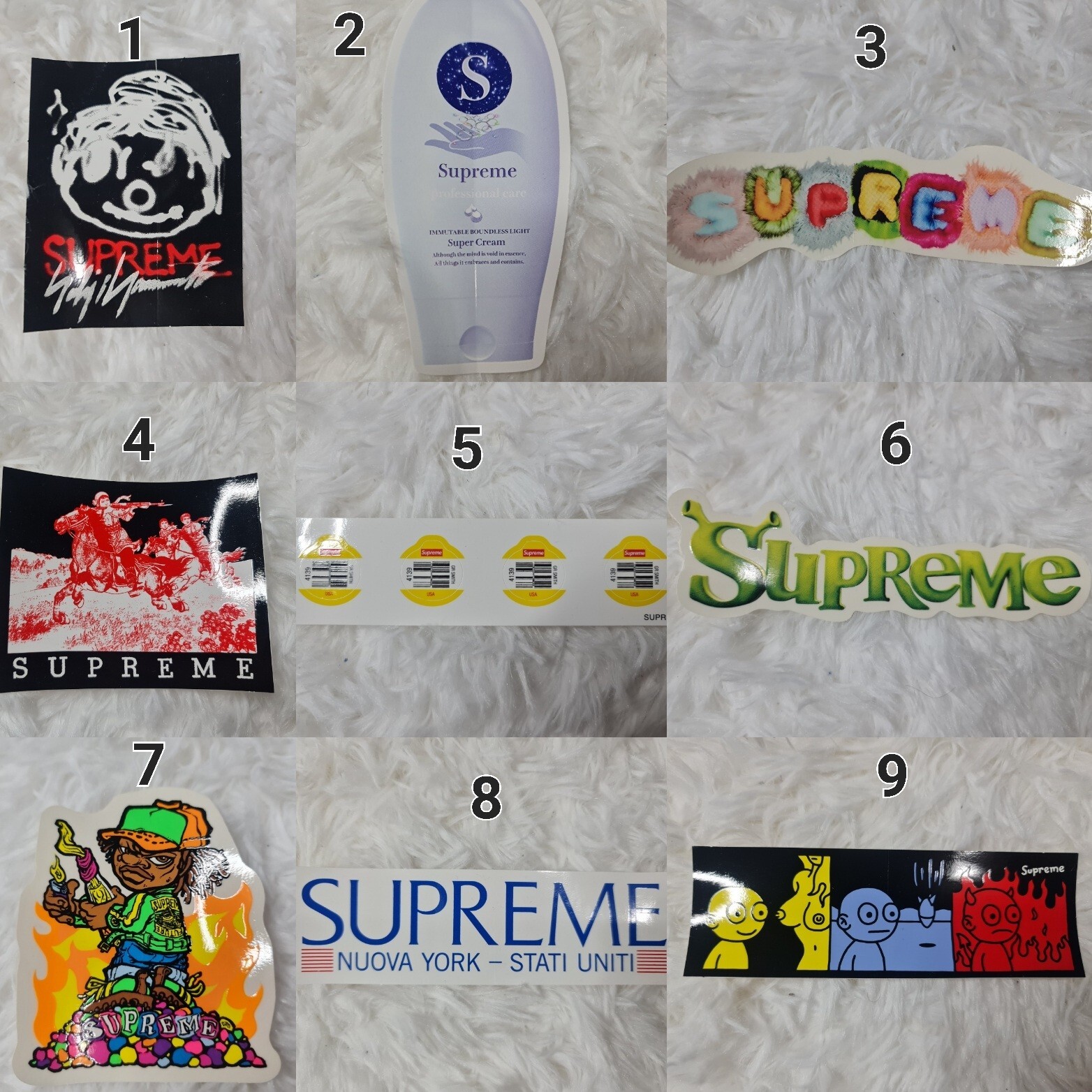 Supreme Stickers 100% Authentic Brand New