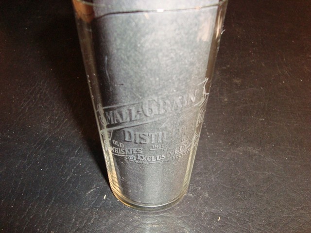 Circa 1900 Small Grain Distilling Etched Glass, Louisville, Kentucky