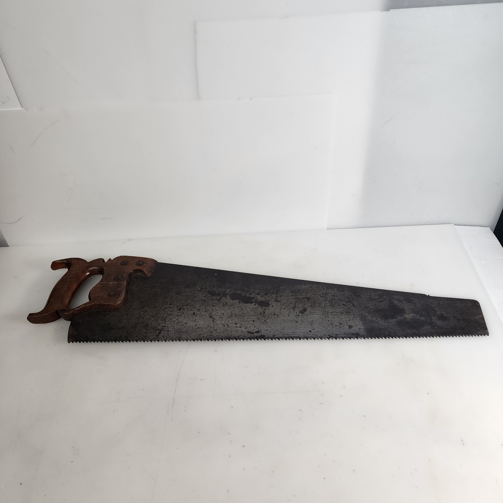 Vintage Simonds Hand Saw Fitchburg Mass USA Chicago ILL 28\ Vintage Simonds Hand Saw Fitchburg Mass USA Chicago ILL 28\