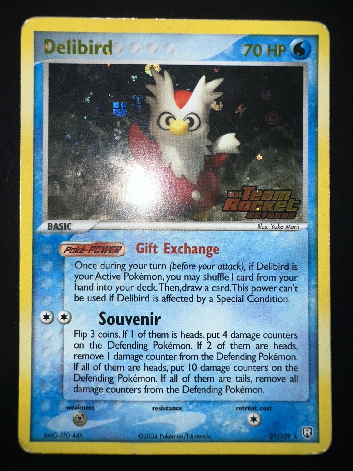 Pokemon Card Delibird LP Team Rocket Returns Reverse Holo Rare 21/109 Pokemon Card Delibird LP Team Rocket Returns Reverse Holo Rare 21/109
