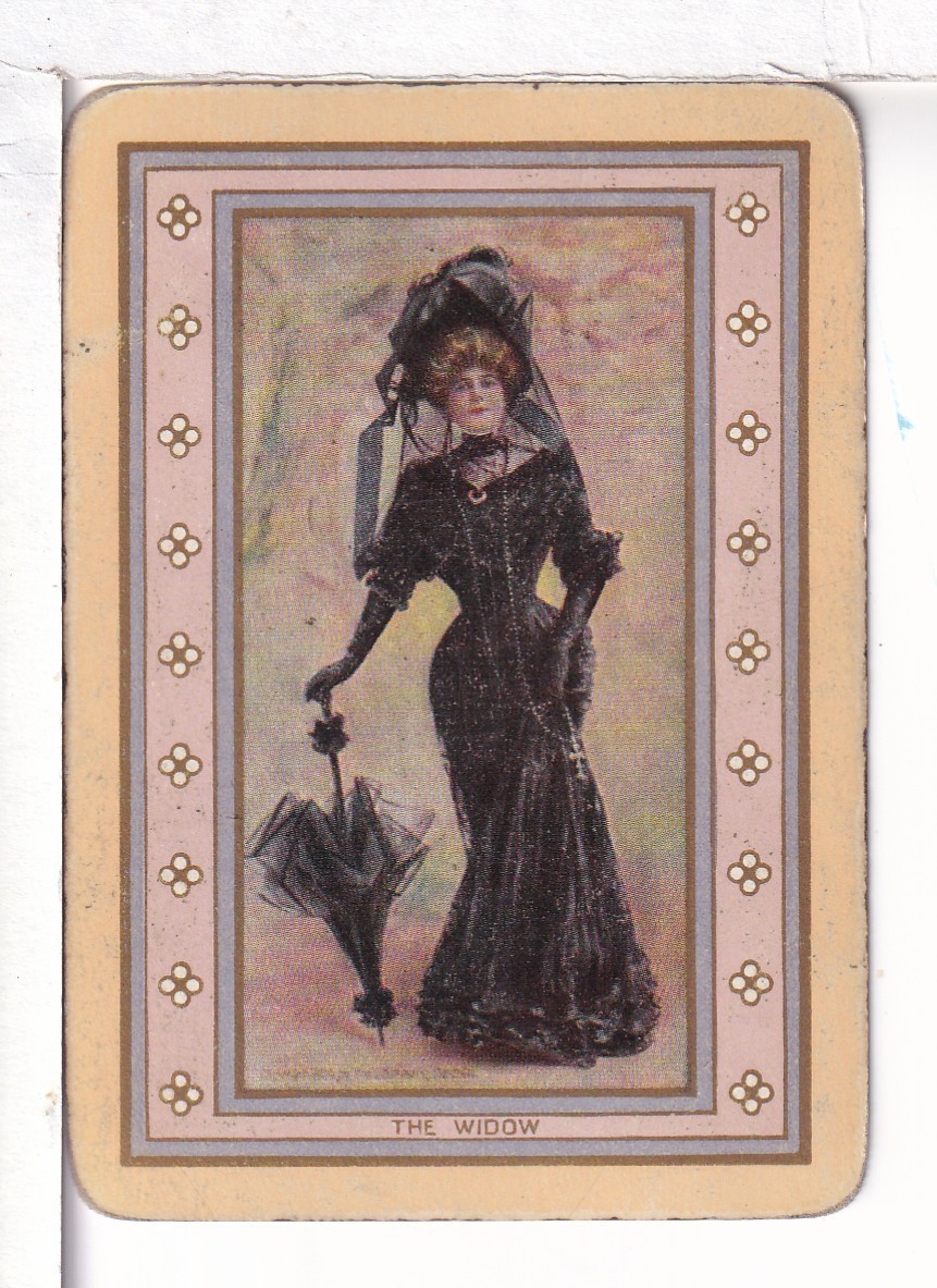 Single Vintage Playing Card U.S. Wide Named \