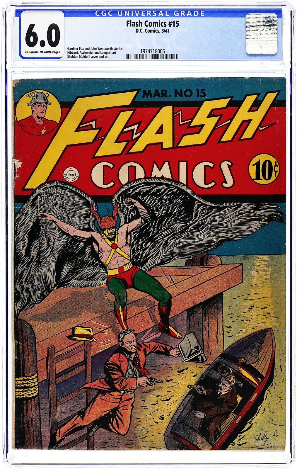 Flash Comics #15 CGC 6.0 1941 1974718006