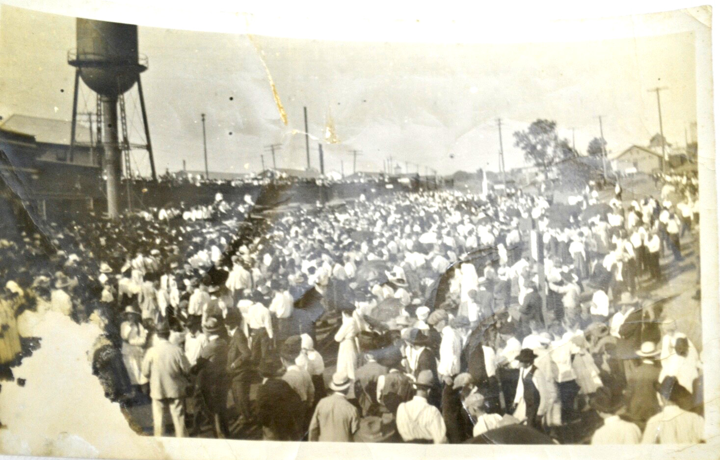 WWI 1917 Antique Photo Oklahoma Wounded Soldiers Returning Home
