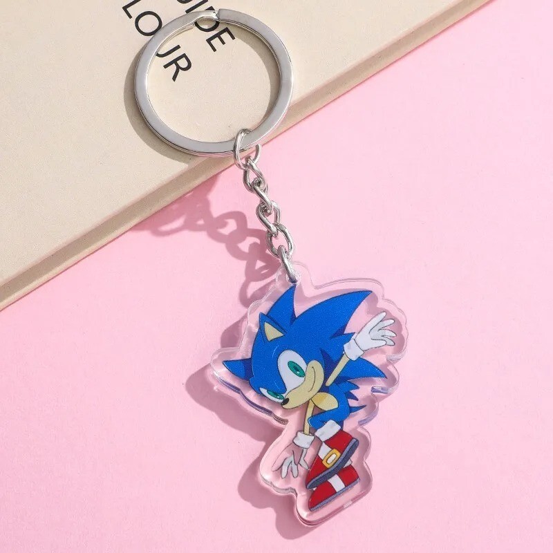 Brand New Sonic The Hedgehog Sonic Acrylic Keychain