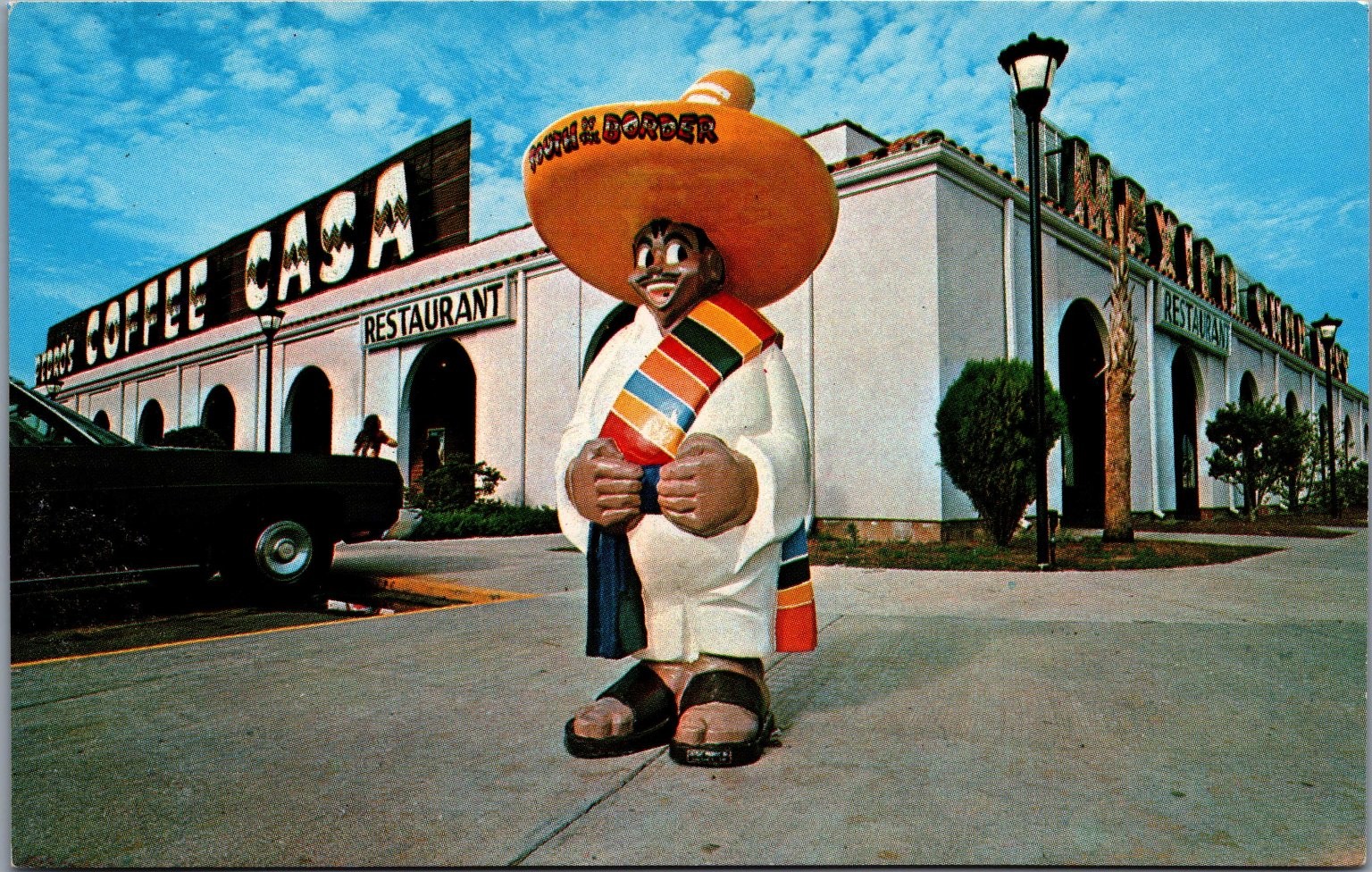 Pedro South of the Border I-95 Dillon SC Coffee Casa Vintage Postcard Pedro South of the Border I-95 Dillon SC Coffee Casa Vintage Postcard