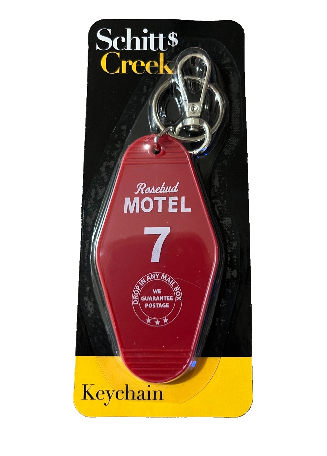 Schitt\'s Creek Keychain Purse Charm Backpack Charm Rosebud Motel Room 7 New