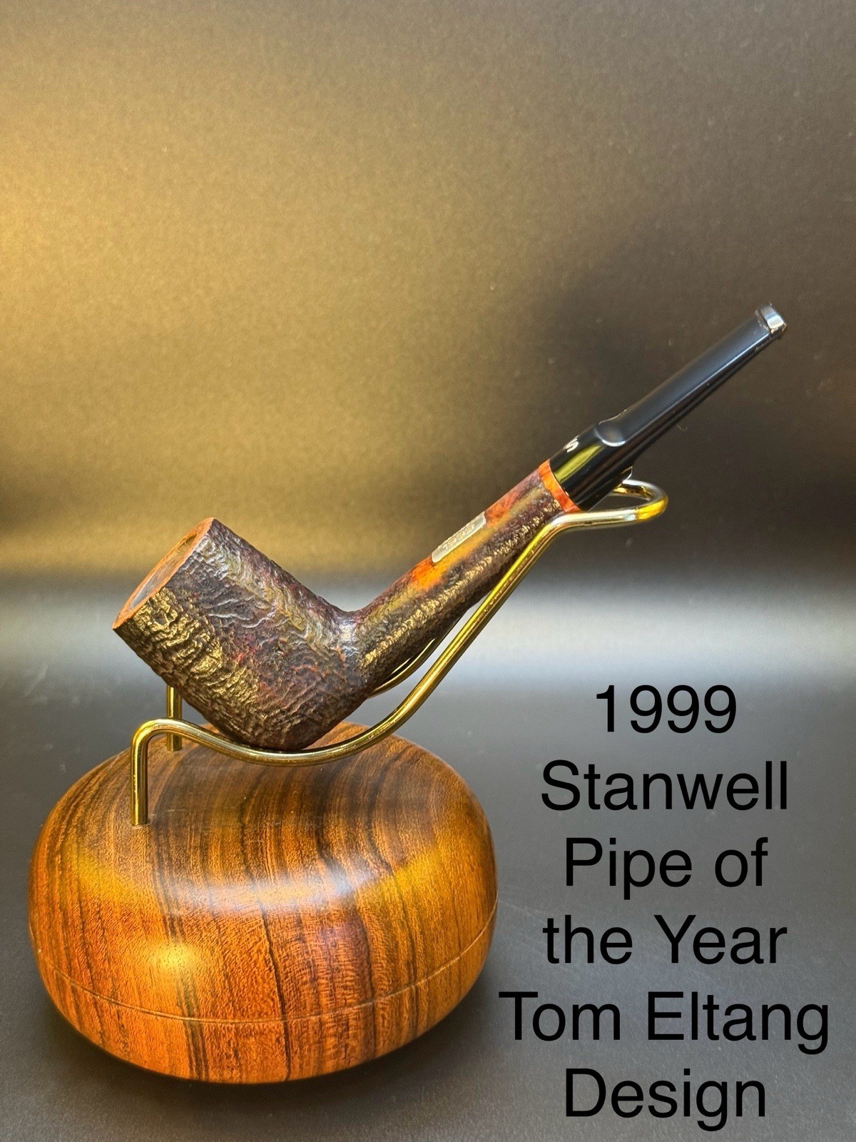 Vintage 1999 Stanwell Pipe Of The Year Tom Eltang Design Tobacco Pipe