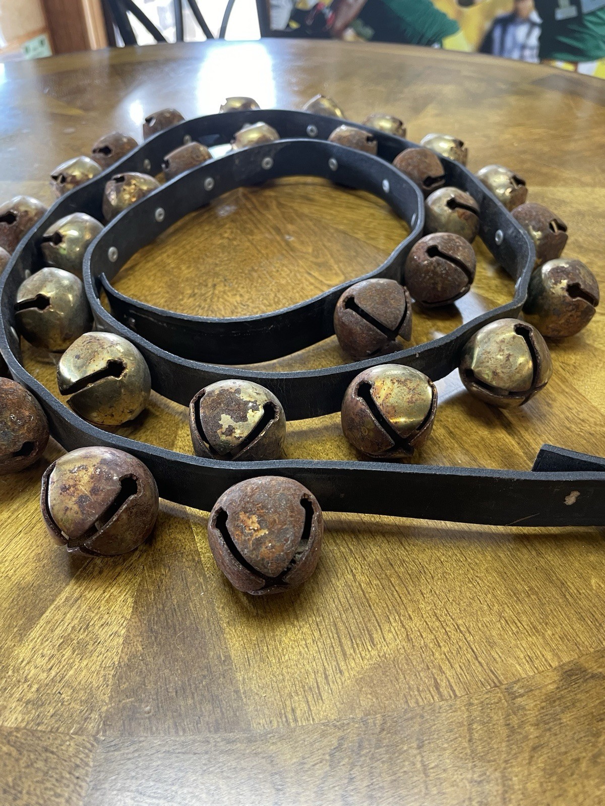 Vintage 30 Sleigh Bells 72” Harness. Horse Tack. Rustic Vintage 30 Sleigh Bells 72” Harness. Horse Tack. Rustic