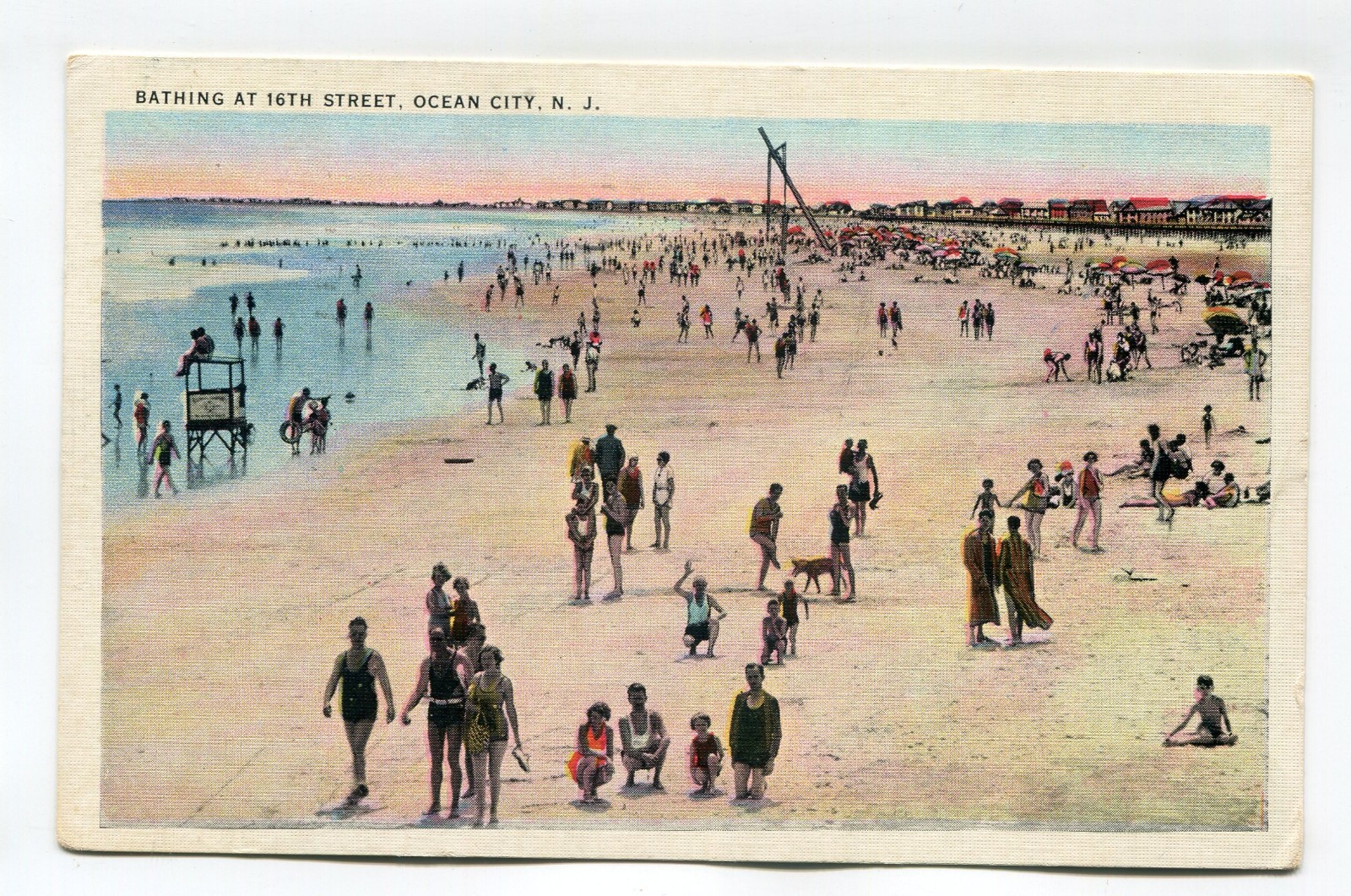 BATHING AT 16TH STREET OCEAN CITY NJ