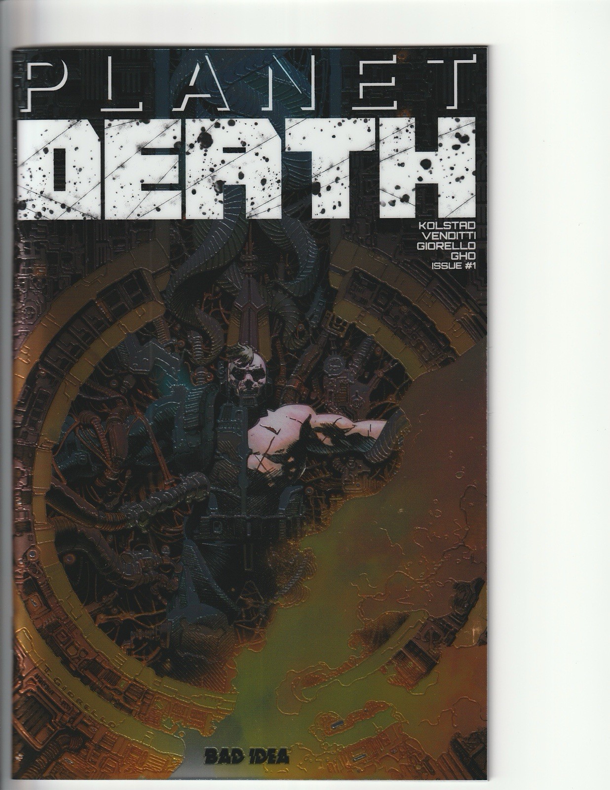 Planet Death #1, NM/M, 1st Print, Cover C Chromium Metal Variant, Bad Idea 2025 Planet Death #1, NM/M, 1st Print, Cover C Chromium Metal Variant, Bad Idea 2025