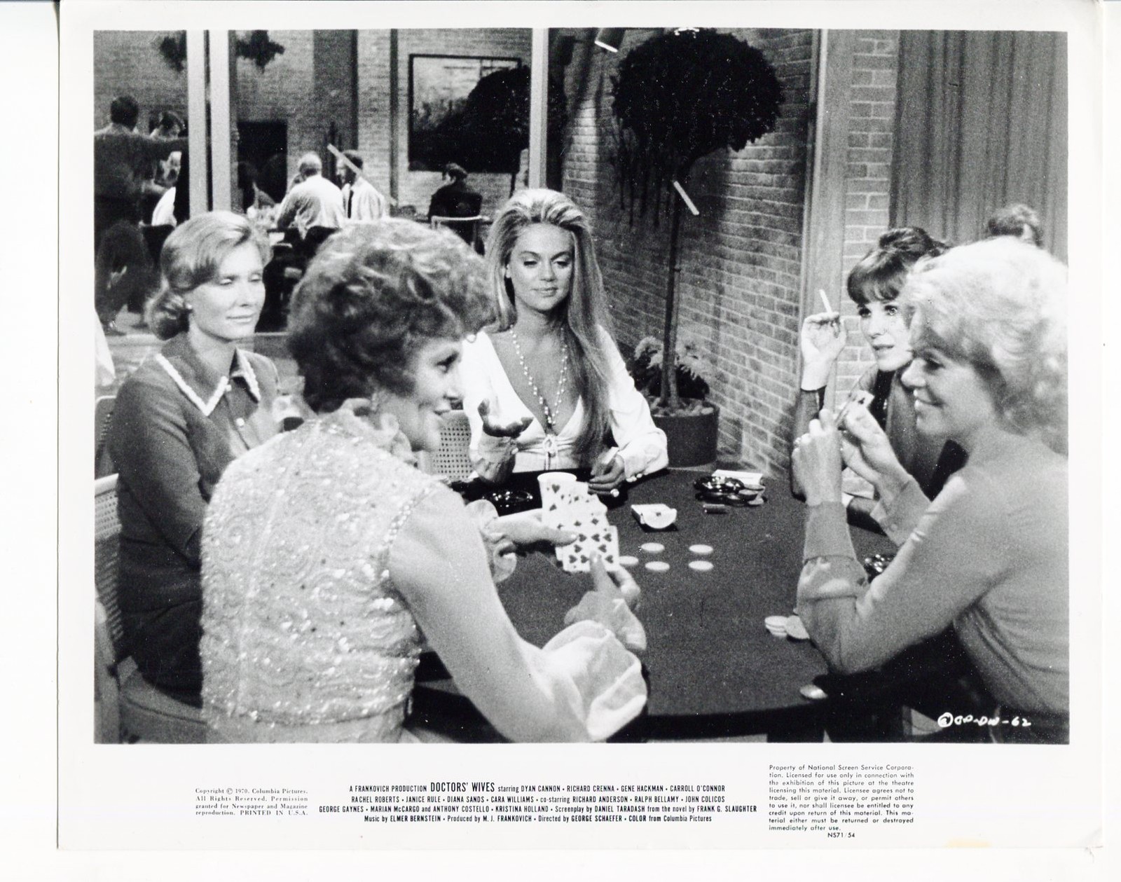 Doctor\'s Wives-Dyan Cannon-8x10-B&W-Still Doctor\'s Wives-Dyan Cannon-8x10-B&W-Still
