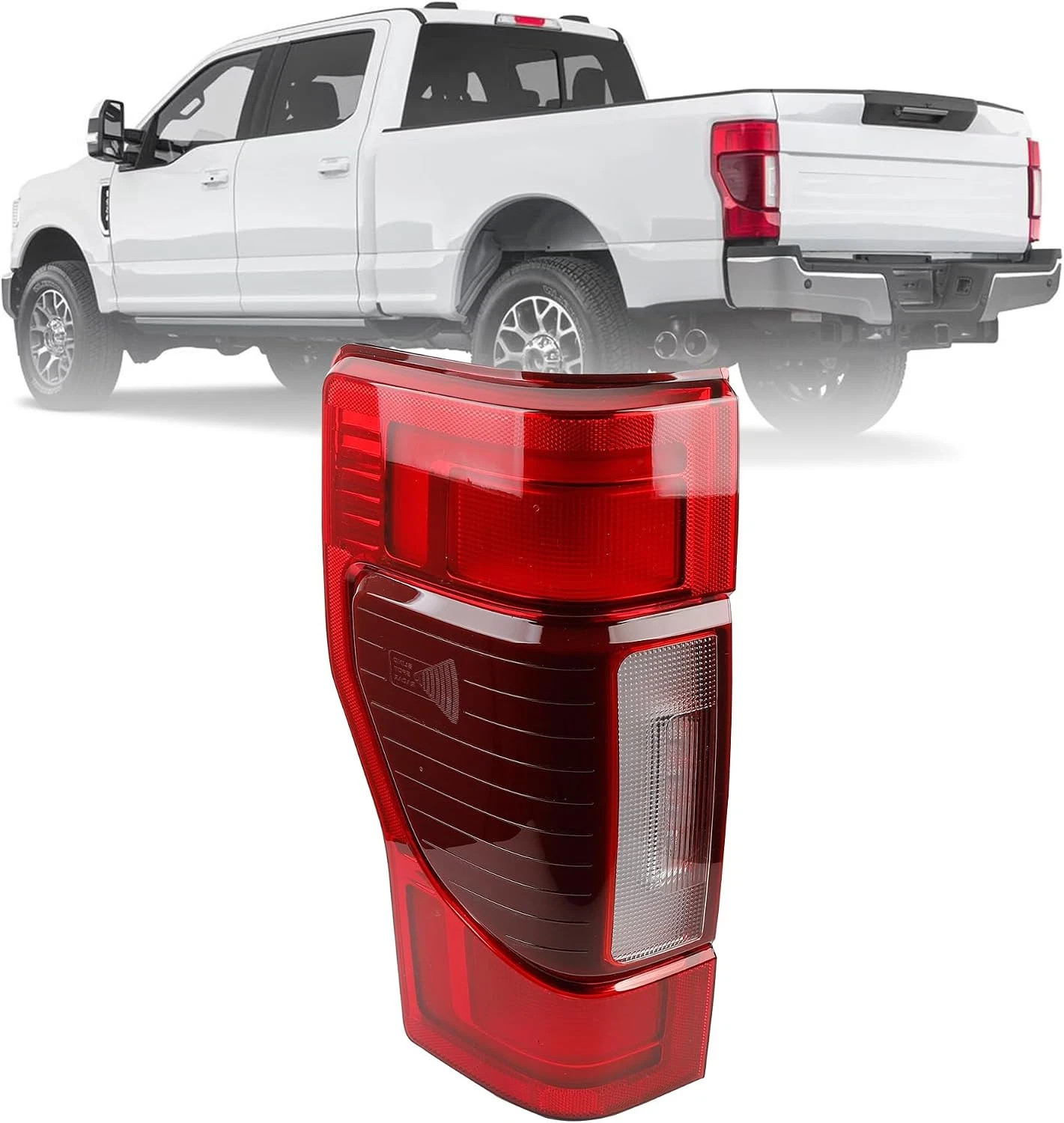 Tail Light Assembly Compatible with 2020-2022 Ford F250 F350 F450 | Left Driver