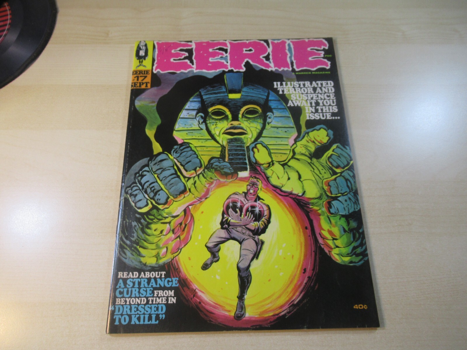 EERIE #17 WARREN MAGAZINE HIGHER GRADE HORROR TERROR SPHINX LOW DISTRIBUTION