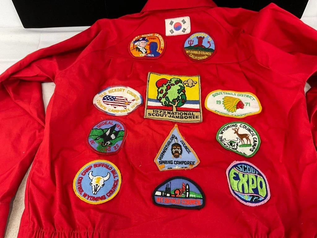 1960s BOY SCOUTS OF AMERICA Red Wool COAT JACKET