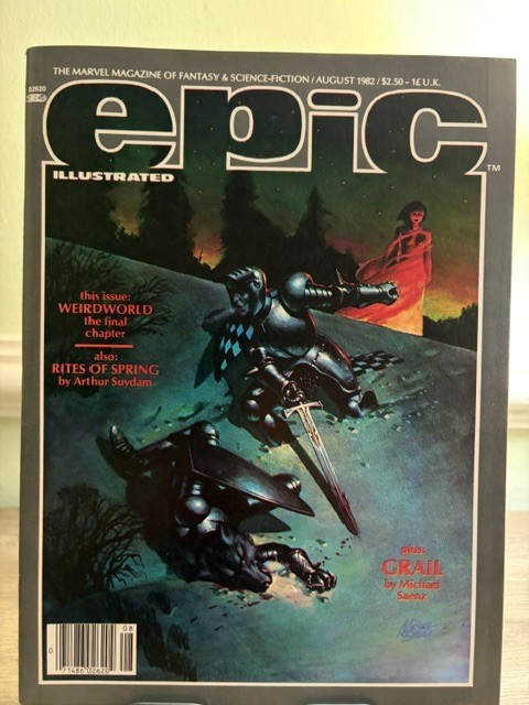 Epic Illustrated #13 Marvel Aug 1982 Weirdworld Finale Arthur Suydam FN Magazine
