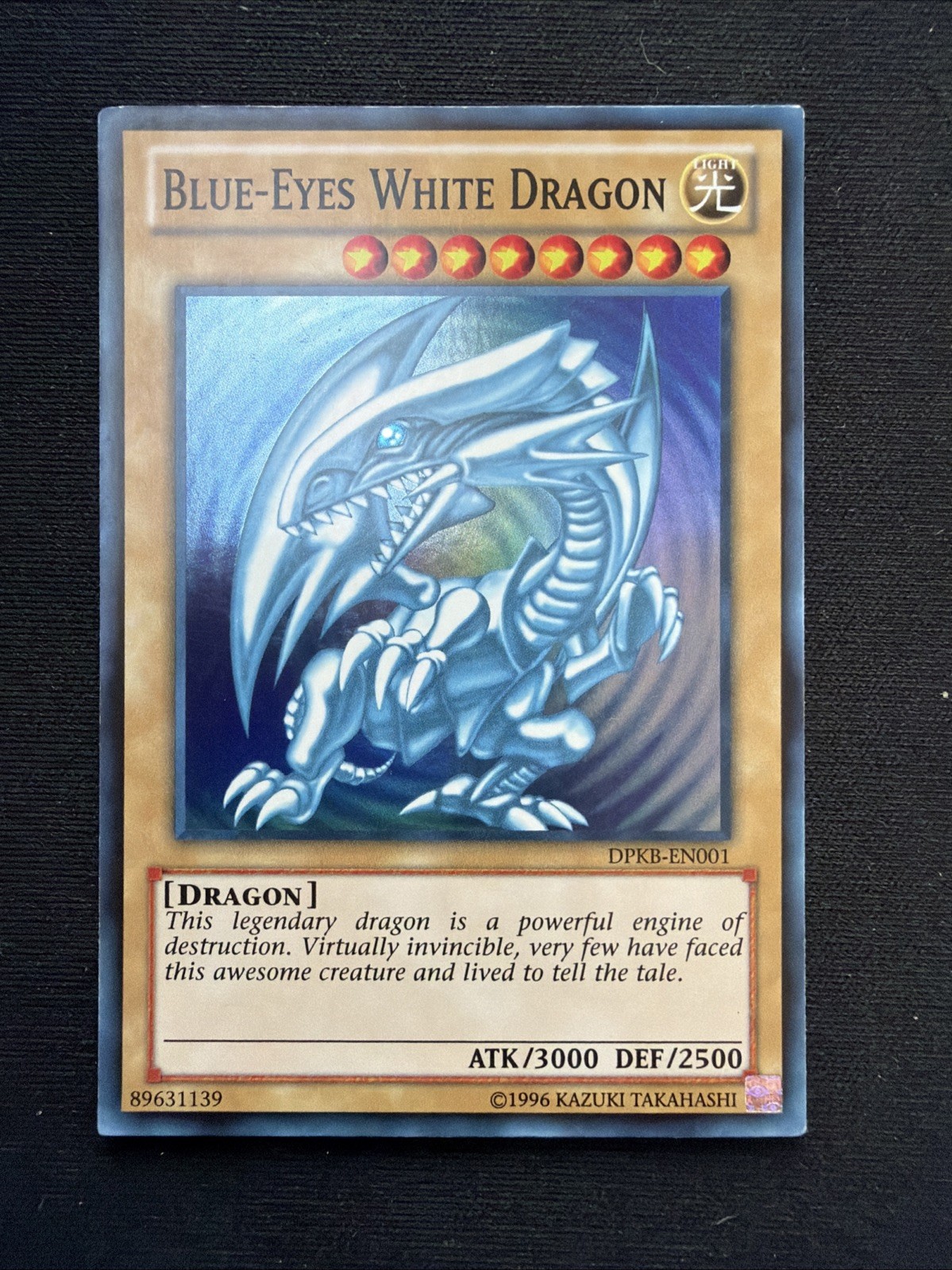 Yu-Gi-Oh TCG Blue-Eyes White Dragon Kaiba DPKB-EN001 Unlimited Super Rare NM