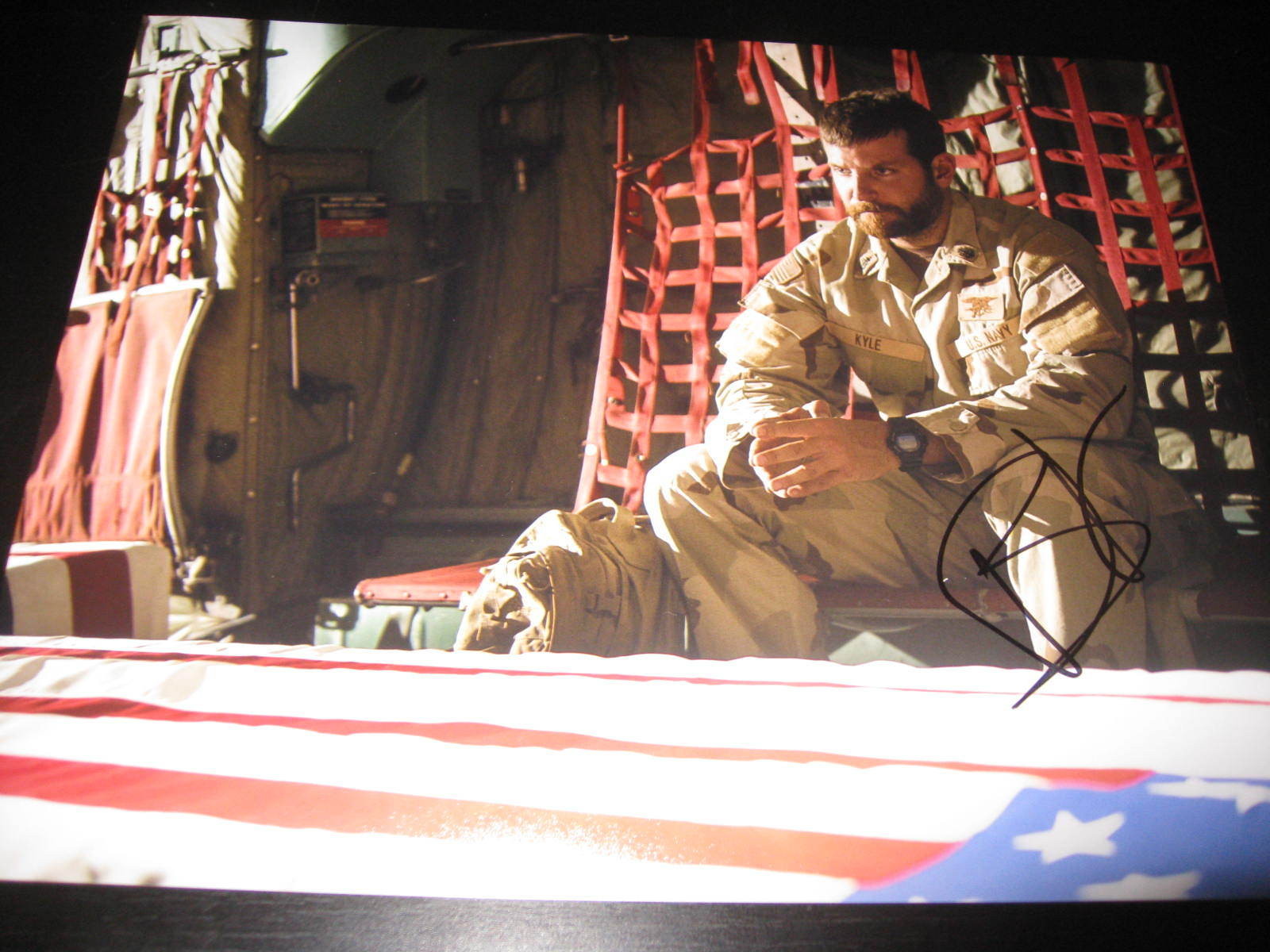BRADLEY COOPER SIGNED AUTOGRAPH 8x10 PHOTO AMERICAN SNIPER PROMO COA USA X8