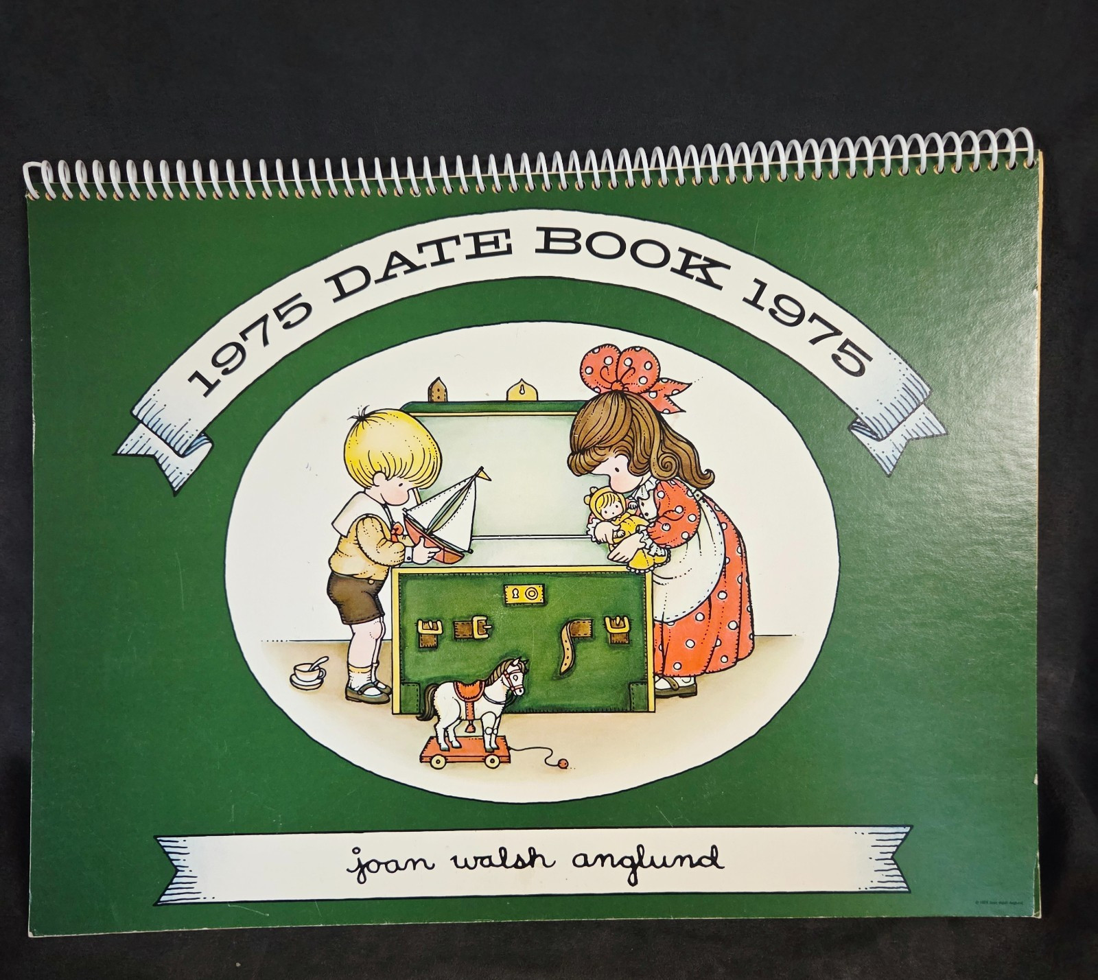 Vintage Joan Walsh Anglund 1975 Date Book Calendar Frameable Art 12x9 Unused Vintage Joan Walsh Anglund 1975 Date Book Calendar Frameable Art 12x9 Unused