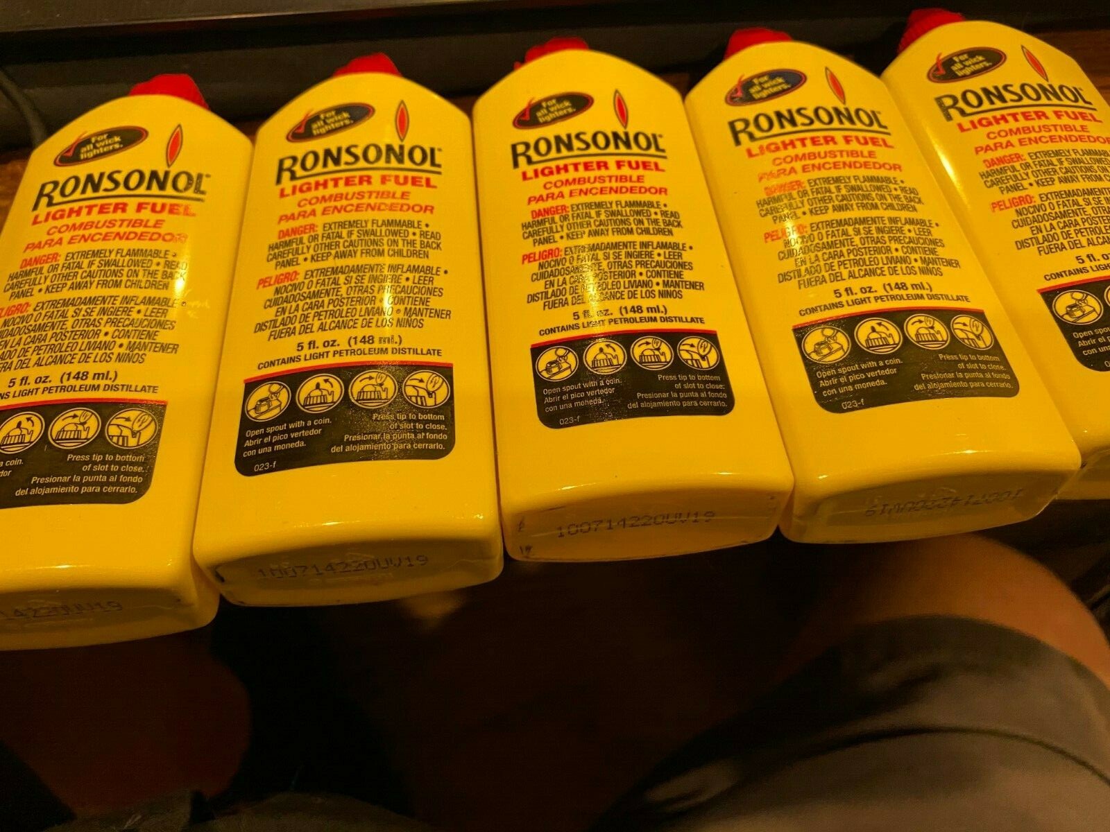 Genuine RONSON 5 ounce Lighter Fluid Fuel   Lot of 2