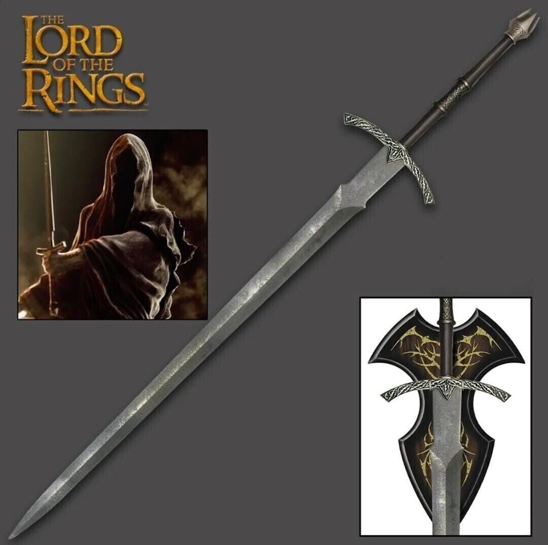 Witch King Sword Handmade | Battle Ready | LOTR Replica with Wall Mount